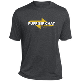Puff Sip Chat Heather Performance Tee