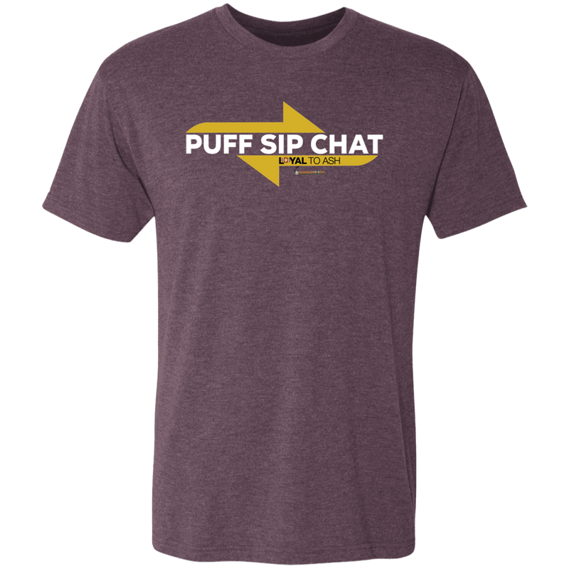 PUFF SIP CHAT Men's Triblend T-Shirt
