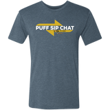 PUFF SIP CHAT Men's Triblend T-Shirt