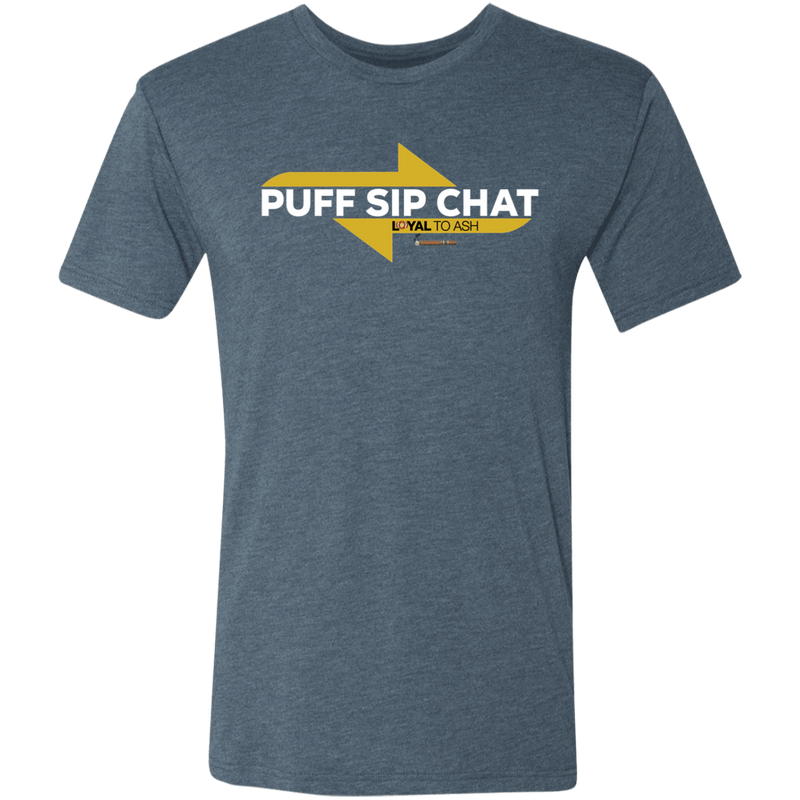 PUFF SIP CHAT Men's Triblend T-Shirt