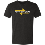 PUFF SIP CHAT Men's Triblend T-Shirt