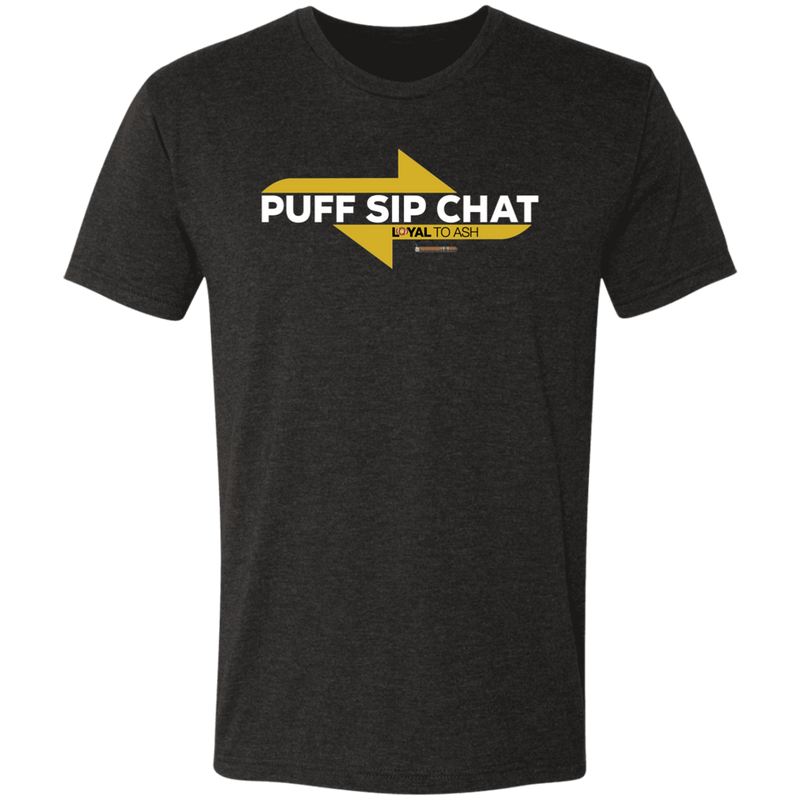 PUFF SIP CHAT Men's Triblend T-Shirt