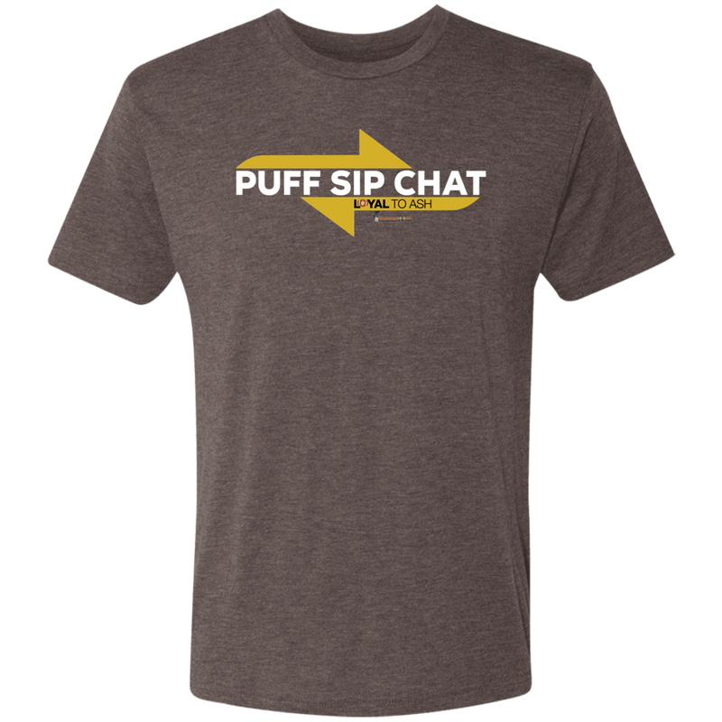 PUFF SIP CHAT Men's Triblend T-Shirt