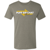 PUFF SIP CHAT Men's Triblend T-Shirt