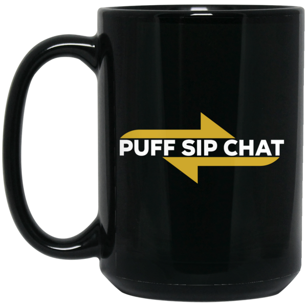 BM15OZ 15oz Black Mug