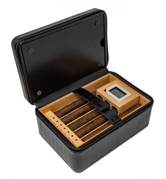 Manhattan Travel Humidor with build in Ashtray