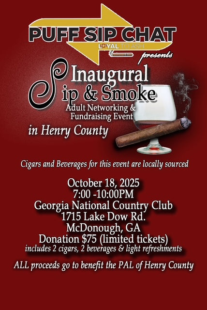 HENRY COUNTY (PAL) SIP AND SMOKE EVENT
