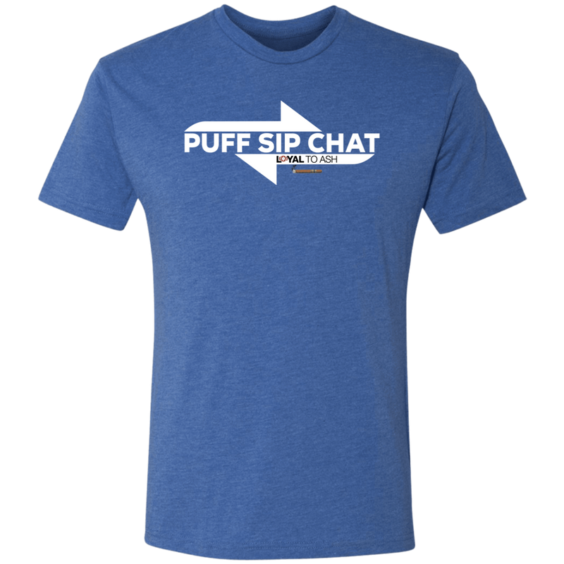 Puff Sip Chat Men's Triblend T-Shirt