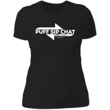 Puff Sip Chat Ladies' Boyfriend T-Shirt