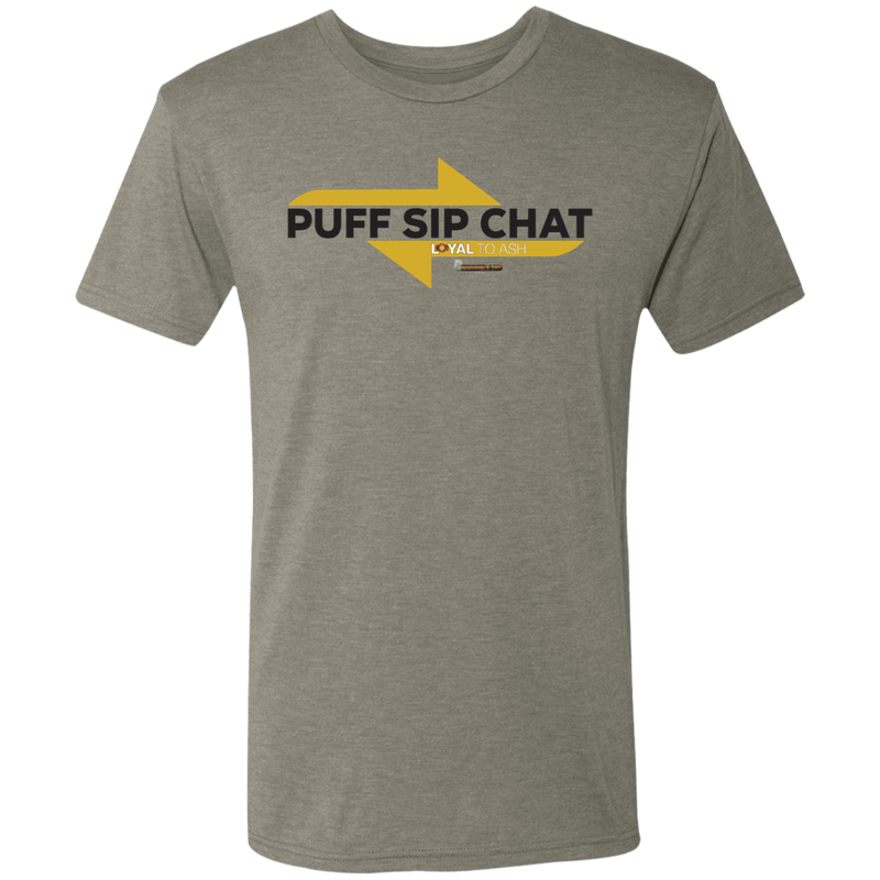 Puff Sip Chat Men's  Triblend T-Shirt