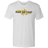 Puff Sip Chat Men's  Triblend T-Shirt