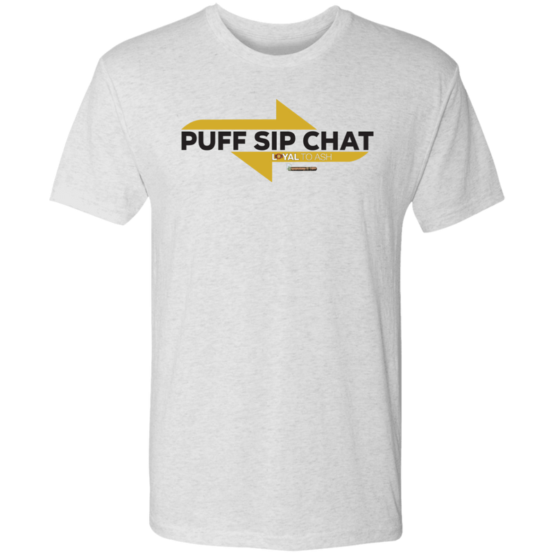 Puff Sip Chat Men's  Triblend T-Shirt