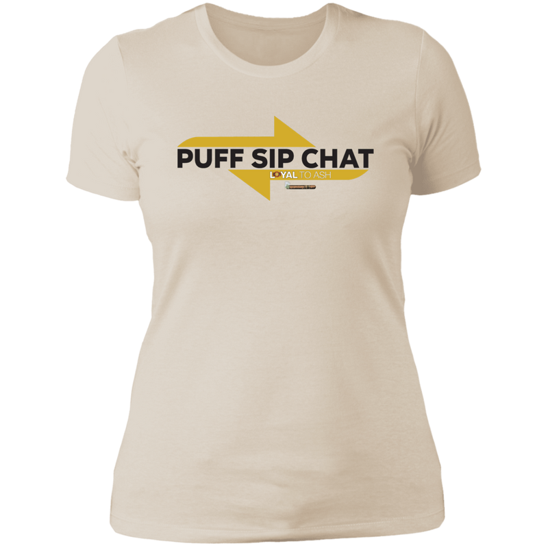 Puff Sip Chat Ladies' Boyfriend T-Shirt