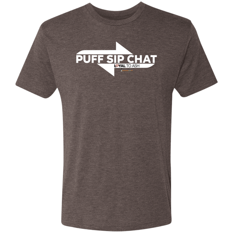Puff Sip Chat Men's Triblend T-Shirt