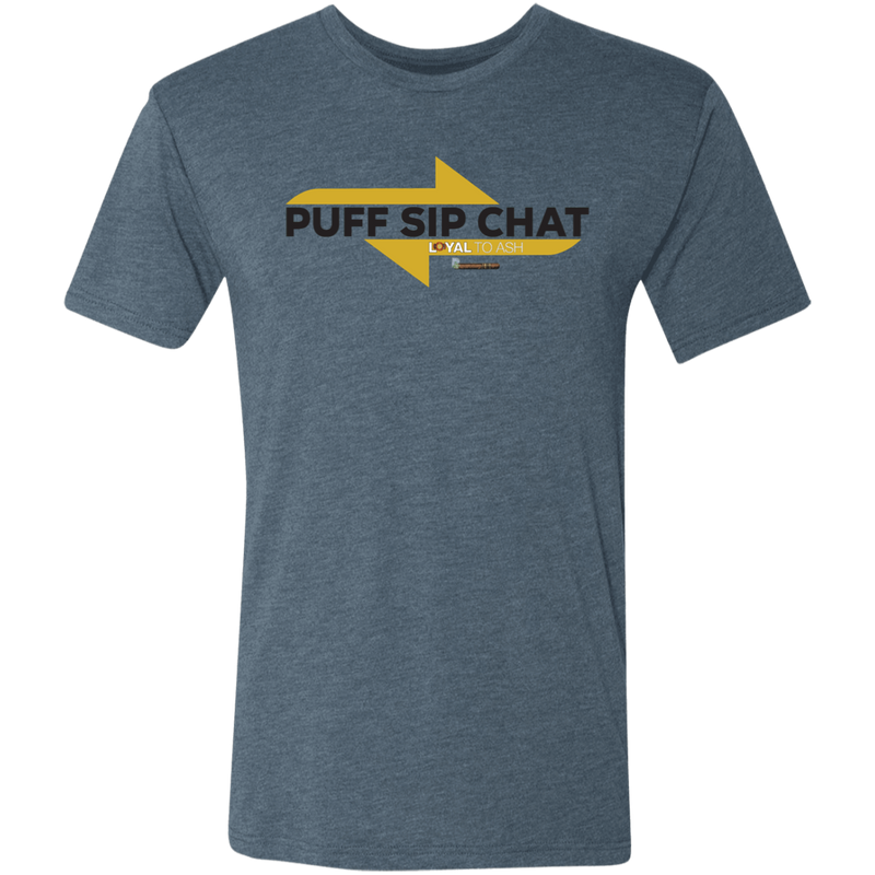 Puff Sip Chat Men's  Triblend T-Shirt